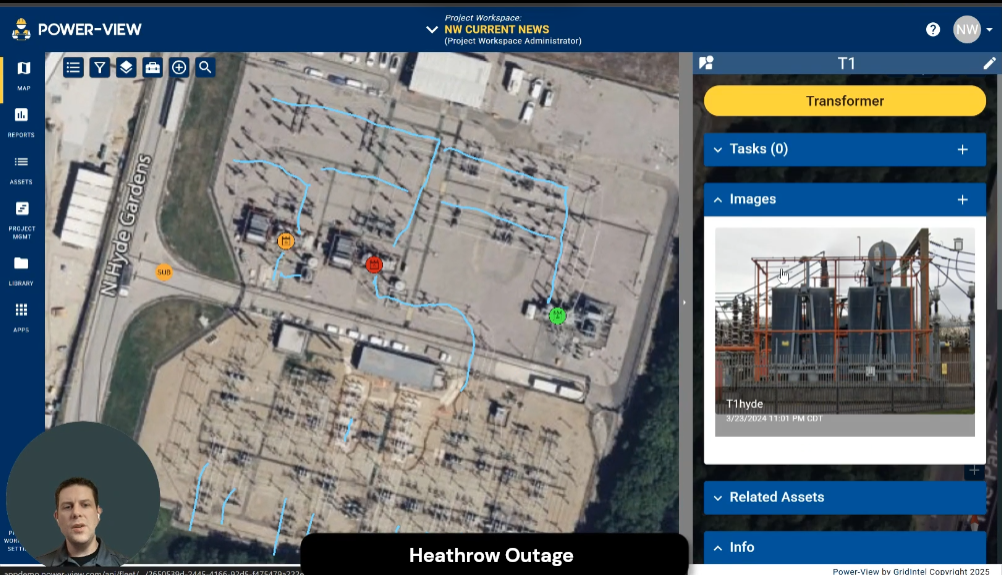 Current News in Power View – Heathrow Power Outage